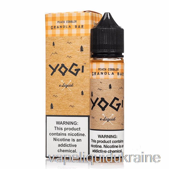 Vape Liquid Ukraine Peach Cobbler Granola Bar - Yogi E-Liquid - 60mL 3mg